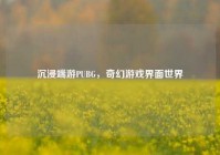 沉浸端游PUBG，奇幻游戏界面世界