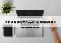 各种姿势被陌生人np高h小说的简单介绍