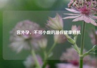宫外孕，不可小觑的潜在健康危机
