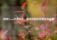 探索Steam区域简拼，解锁游戏世界差异新视角