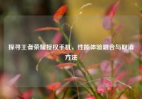 探寻王者荣耀授权手机，性能体验融合与取消     