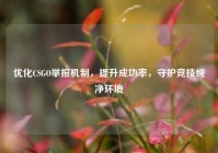 优化CSGO举报机制，提升成功率，守护竞技纯净环境