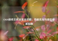 CSGO游戏主机设置全攻略，性能优化与键位设置指南