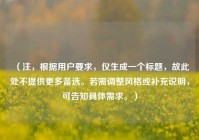 （注，根据用户要求，仅生成一个标题，故此处不提供更多备选。若需调整风格或补充说明，可告知具体需求。）