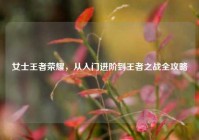 女士王者荣耀，从入门进阶到王者之战全攻略