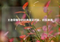 王者荣耀中的经典搞笑对联，欢乐满满