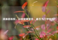 涞源县医院，山城健康堡垒，是否为三甲医院？