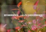 提升画质新体验，COD16与N卡锐化效果探究