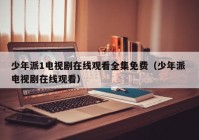少年派1电视剧在线观看全集免费（少年派 电视剧在线观看）
