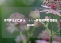 探寻脾虚必吃食物，十大补脾胃粥开启健康滋养旅程
