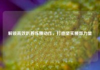 解锁高效趴着练腰动作，打造坚实腰部力量
