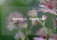 神秘代码zv9cf，开启探寻之旅
