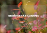 揭秘英雄联盟熟练度高效刷取     