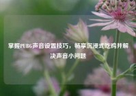 掌握PUBG声音设置技巧，畅享沉浸式吃鸡并解决声音小问题