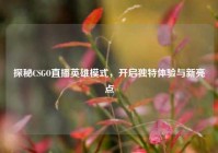 探秘CSGO直播英雄模式，开启独特体验与新亮点
