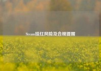 Steam挂红风险及合规提醒