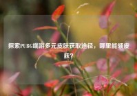 探索PUBG端游多元皮肤获取途径，哪里能领皮肤？
