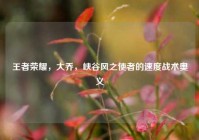 王者荣耀，大乔，峡谷风之使者的速度战术奥义