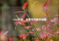 CSGO开箱，迷雾中的概率谜题