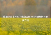 绝地求生（PUBG）磁盘占用100%问题解析与解决     