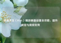 绝地求生（PUBG）端游画面设置全攻略，提升视觉与竞技优势