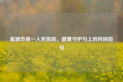 盐城市之一人民医院,健康守护与上班时间指引