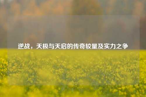 逆战,天极与天启的传奇较量及实力之争