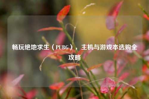 畅玩绝地求生(PUBG),主机与游戏本选购全攻略