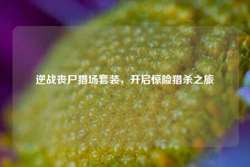逆战丧尸猎场套装，开启惊险猎杀之旅