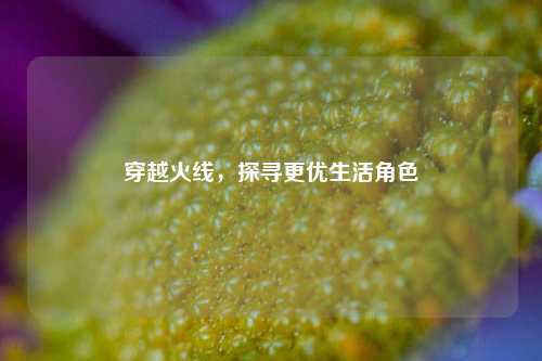 穿越火线,探寻更优生活角色